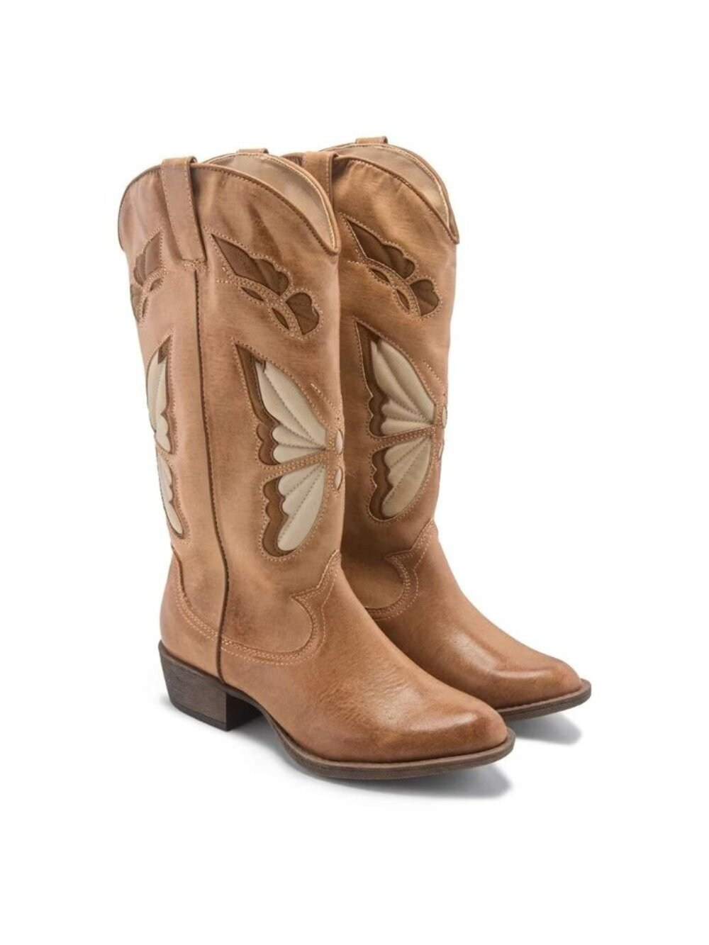 Coconuts by Matisse Monarch western cowboy boots butterfly Women Size 8 M New - Picture 6 of 6